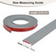 thumbnail image 3 of Banda de Borde en Forma de U Uxcell, 16.4FT x 7/10" TPE Autoadhesiva para Muebles/Armarios [Gris], 3 of 7