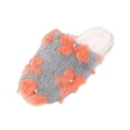 thumbnail image 2 of JUSLIO Womens Slippers Closed Toe Slide Fuzzy Plush Flat Sole Non Slip Indoor House Slippers, 2 of 7