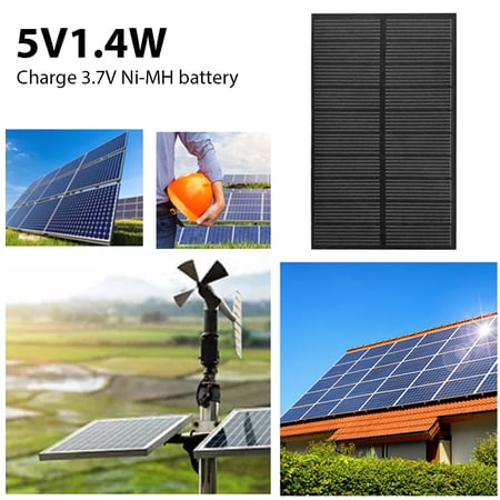 Clairlio 5V 1.4W 280mA Solar Panels DIY Charge Module Mini Polysilicon ...