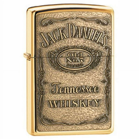 High Polish Brass, Jack Daniel's Label, Brass Emblem