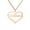 Rose Gold, variant on Custom Name Love Heart Pendant Personalized Name Heart Necklace for Women Valentine's Day Gift