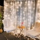 thumbnail image 5 of Guirnalda de luces LED de 6 m/3 m con forma de carámbano, 8 modos, para Navidad, para exteriores, hogar, bodas, fiestas, decoración de jardín, 5 of 5