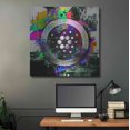 thumbnail image 5 of Luxe Metal Art 'Cardano Crypto Predator' by Epic Portfolio Metal Wall Art, 36"x36", 5 of 9