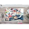 thumbnail image 5 of Personalized Gifts Rug, Elephant Painting Rugs, Modern Rugs, Door Mat Rug, Animal Rug, Abstract Elephant Rug, Front Door Rugs, Large Rug, 3.9'x5.9' - 120x180 cm, 5 of 8