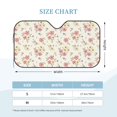 thumbnail image 3 of Bingfone Floral Car Windshield Sunshade,Sun Foldable Sun Shield Sun Visor for Car - Small, 3 of 8