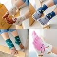 thumbnail image 2 of New Year Kawaii Children Socks Cotton Animal Boys Girls Socks Cheap Stuff Toe Socks for Kids Five Finger Sock 3-7T/7-12T, 2 of 6