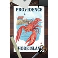 thumbnail image 3 of Providence, Rhode Island, Lobster and Lighthouse (12x18 Wall Art Poster, Room Decor), 3 of 3