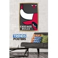 thumbnail image 2 of NBA Chicago Bulls - Logo 14 Wall Poster, 22.375" x 34", Framed, 2 of 3