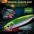 thumbnail image 2 of Outdoor Fishing DWS586 Fishing Lures - 7-30g, 6 Sizes, Fast Sinking Action, 2 of 10