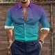thumbnail image 1 of Blusa y camisa de manga larga con cuello vuelto para hombre, estilo casual, a la moda, con botones estampados, blusa de manga larga con cuello vuelto, camisetas de poliéster para hombre, 1 of 5
