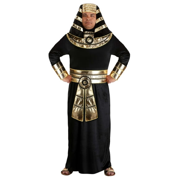Plus Size Deluxe Black Pharaoh Costume for Adults