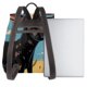 thumbnail image 3 of Balery Whimsical Cartoon Cow Mochila de Cuero para Mujeres, Gran Capacidad, Bolsa de Viaje Multifuncional, Mochila de Cuero y Bolsa de Hombro para Mujeres, 3 of 4