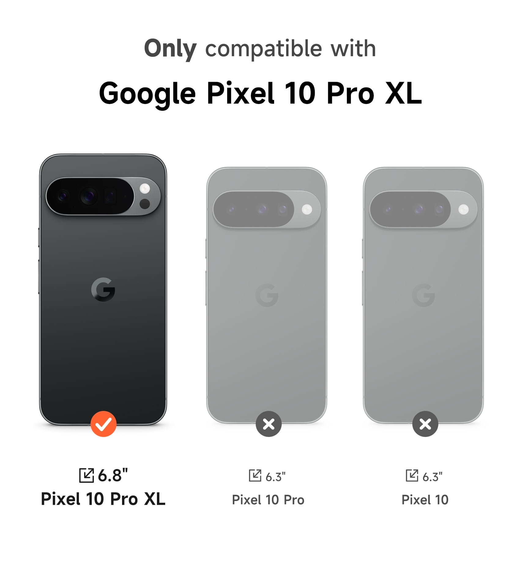 Suritch for Google Pixel 10 Pro XL Phone Case with 360° Rotatable Hand Strap Grip, Kickstand and Camera Cover, Rugged Shockproof Protective Cover, Purple