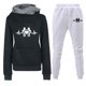 thumbnail image 1 of Gibobby Conjunto de sudadera y pantalones Conjunto de jogging de chándal deportivo con capucha y forro polar de otoño o invierno para mujer(Negro,G), 1 of 2