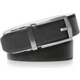 thumbnail image 3 of Genuine Leather Belts for Men Reversible Ratchet Belt with Adjustable Automatic Buckle - No Holes One Size Fits All - Comes in Gift Box- Casual and Dress Belt, 3 of 9