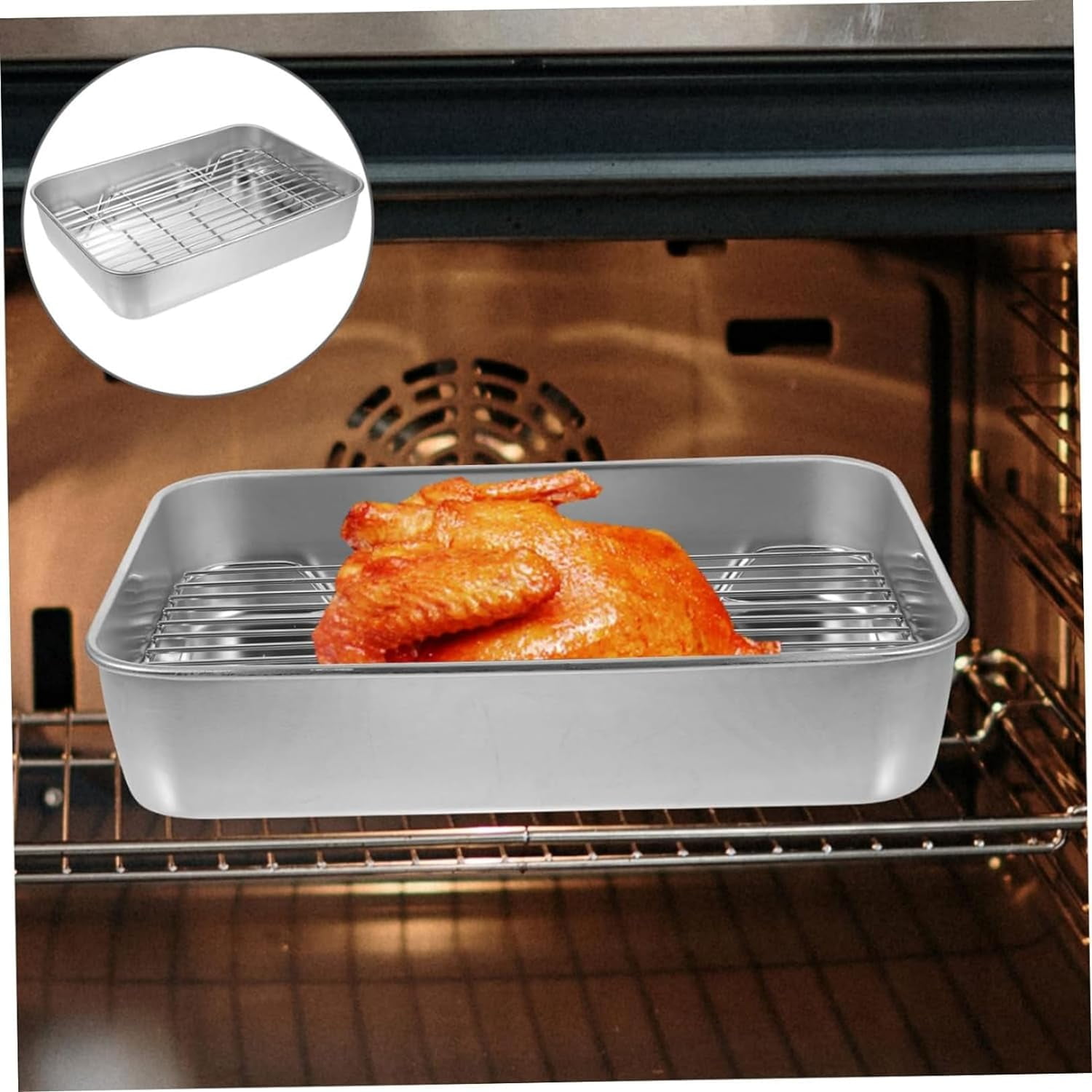 Grill pan wire rack hot sale