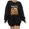 thumbnail image 1 of Sudaderas de Acción de Gracias Para Mujer, Blusa Holgada de Manga Larga Con Estampado A La Moda, Suéter Informal de Cuello Redondo, Tops, Sudadera Odeerbi  ODB122739, 1 of 4