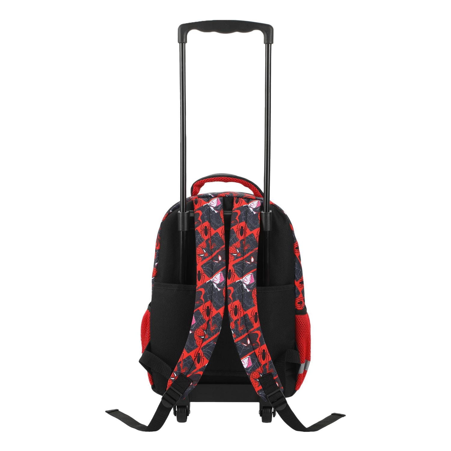 Marvel Spiderman Rolling Backpack 16" Featuring Peter Parker Spider-Man, Miles Morales Spider-Man, Ghost Spider