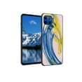 thumbnail image 1 of Compatible with Moto One 5G UW Phone Case, Blue And Yellow 32 Case Men Women, Flexible Silicone Shockproof Case for Moto One 5G UW, 1 of 1