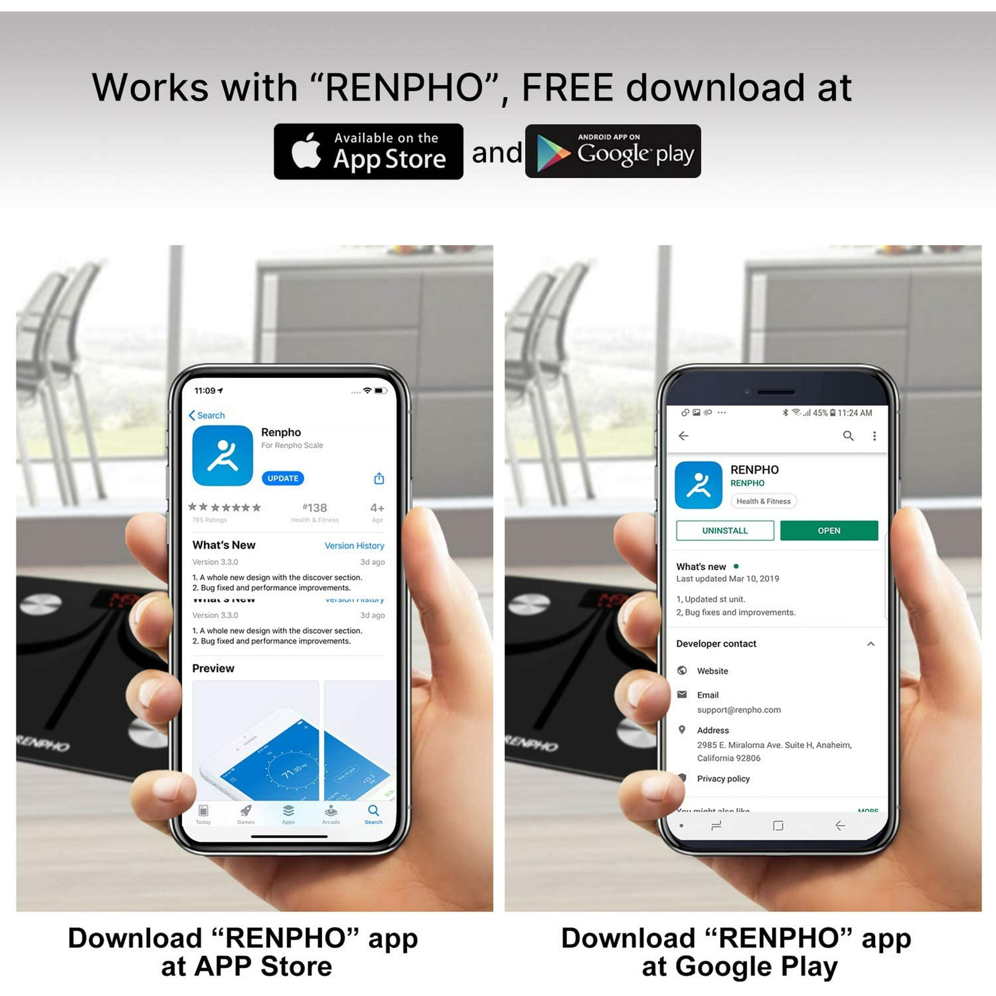 Bluetooth Connect Renpho Scale To Fitbit RENPHO Bluetooth Body Fat