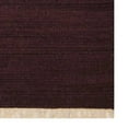 thumbnail image 4 of Rugsotic Carpets Eco-Friendly Woven Hand Woven Kilim Flat Weave Plum Solid Area Rug, 3'x13' Runner, Antimicrobial, 4 of 5