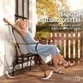 thumbnail image 4 of Outsunny 2-Person Outdoor Glider Chair for Outdoor, Backyard, Light Grey, 4 of 10