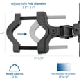thumbnail image 2 of Soporte de soporte VIVO MOUNT-POLE01 para pantallas de 13 a 30 pulgadas, 2 of 7