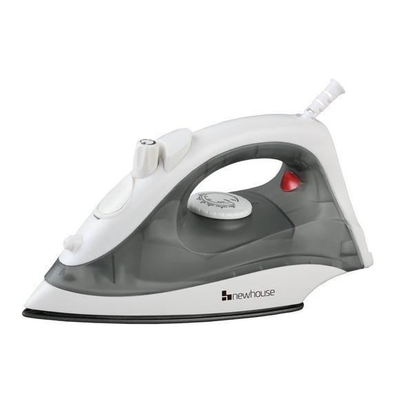 Newhouse 120V 1200-Watt Steam and Spray Iron NHIR-001, Adjustable Temperature, Self-Cleaning, ETL Certified for Hospitality and Home Use