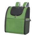 thumbnail image 4 of Bolsa de viaje con ventilación Mochila para mascotas para perros pequeños Gatos Capacidad 35 ml Jaula Verde Yuyangstore Organizador de viajes, 4 of 8