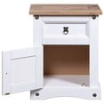 thumbnail image 4 of vidaXL Nightstand Storage Cabinet Table with Drawer Mexican Pine Corona Range, 4 of 15