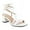 White, variant on Strappy Heels for Women Low Chunky Block Heel Dress Shoes Square Open Toe Ankle Strap Heeled Sandals