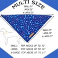 thumbnail image 2 of Bandanas de cumpleaños para perros Realeaf, paquete de 2, azul y rosa, XL, 2 of 6