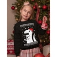 thumbnail image 2 of Tstars Boys Unisex Ugly Christmas Sweater Big Trex Santa Kids Christmas Gift Funny Humor Holiday Shirts Xmas Party Christmas Gifts for Boy Kids Sweatshirt Ugly Xmas Sweater, 2 of 6