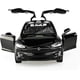 thumbnail image 2 of Modelo de coche X juguete electrónico de aleación de fundición a presión con relación 1:32, con luces y música, mini vehículo de juguete para regalo (negro), 2 of 5