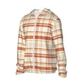 thumbnail image 2 of Fotbe Minimalist plaid Men's Women's UPF 50+ Sun Protection Jacket Hooded Cooling Shirt with Pockets Hiking Outdoor Performance-Medium, 2 of 8