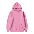 thumbnail image 4 of Women’s Casual Hoodie – Oversized Long Sleeve Pullover Sweatshirt with Pockets, Perfect for Fall Winter School, Gym, Travel, and Outdoor Wear Pink, 4 of 5