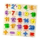 thumbnail image 5 of Bloques de construcción de rompecabezas de madera, juguetes de aprendizaje interactivos, juego de combinación para niños Rompecabezas de números, 5 of 9