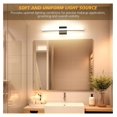 thumbnail image 4 of Drevy Bathroom Vanity Light Dimmable 12W 1020lm IP44 Over LED Mirror Lighting Bar Fixture 16Inch Indoor Wall Sconces Black 2700K/3000K/4000K/5000K/6000K, 4 of 8