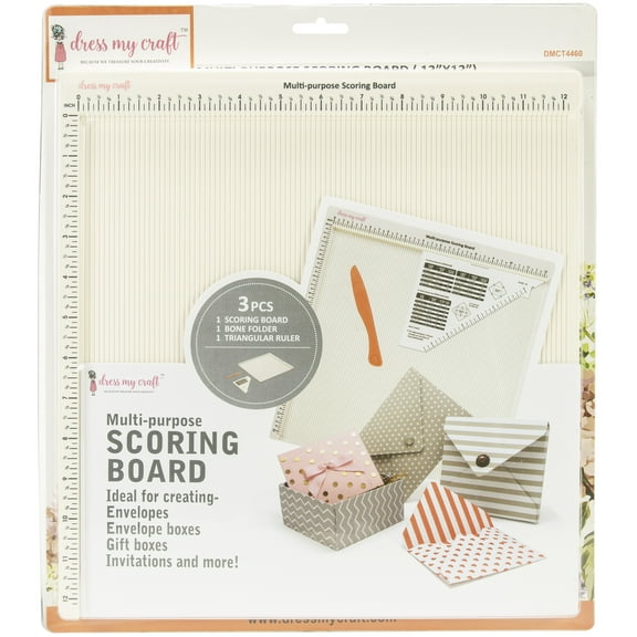 Dress My Craft Multi-Purpose Scoring Board 12"X12"-