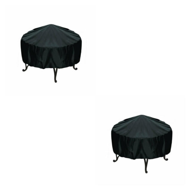 jesticaly Nylon Waterproof Grill Cover For Complete for Protection In Any Weather Easy To Install Fire Table Cover 102*45cm 2Set