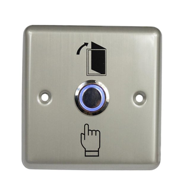 Interruptor De Botón De Liberación De Salida Táctil de material acero Inoxidable Para El Indicador Sistema De Control De A De La CUTICAT Botón de liberación de la salida de la puerta