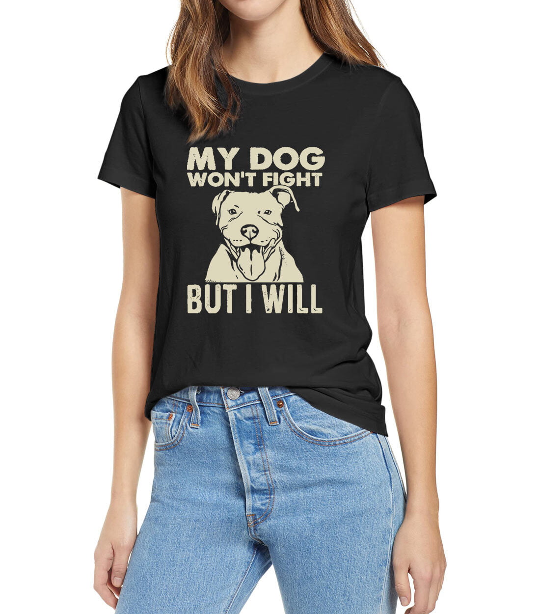 I Don't Give a Pit Mens & Women's 100% cotton shirt. Gift idea for Pitbull dog lovers Unisex T-shirt Funny Dog Tee