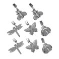 thumbnail image 1 of Tablecloth Weights Metal Table Clip Pendant 8Pcs Antique Butterfly Weights Clip compatible Outdoor Garden Party Picnic Camping Table_Special Gift, 1 of 4