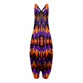 thumbnail image 2 of Women's Casual Bohemian Halloween Print Loose Large Size Casual Sleeveless Strappy Jumpsuit, 2 of 4