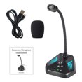 thumbnail image 2 of Labymos USB Microphone with Adjustable Shaft Flexible Neck Condenser Microphone Electric Condenser Mic RGB Desktop Micphone Sensitive Touch Control, 2 of 8
