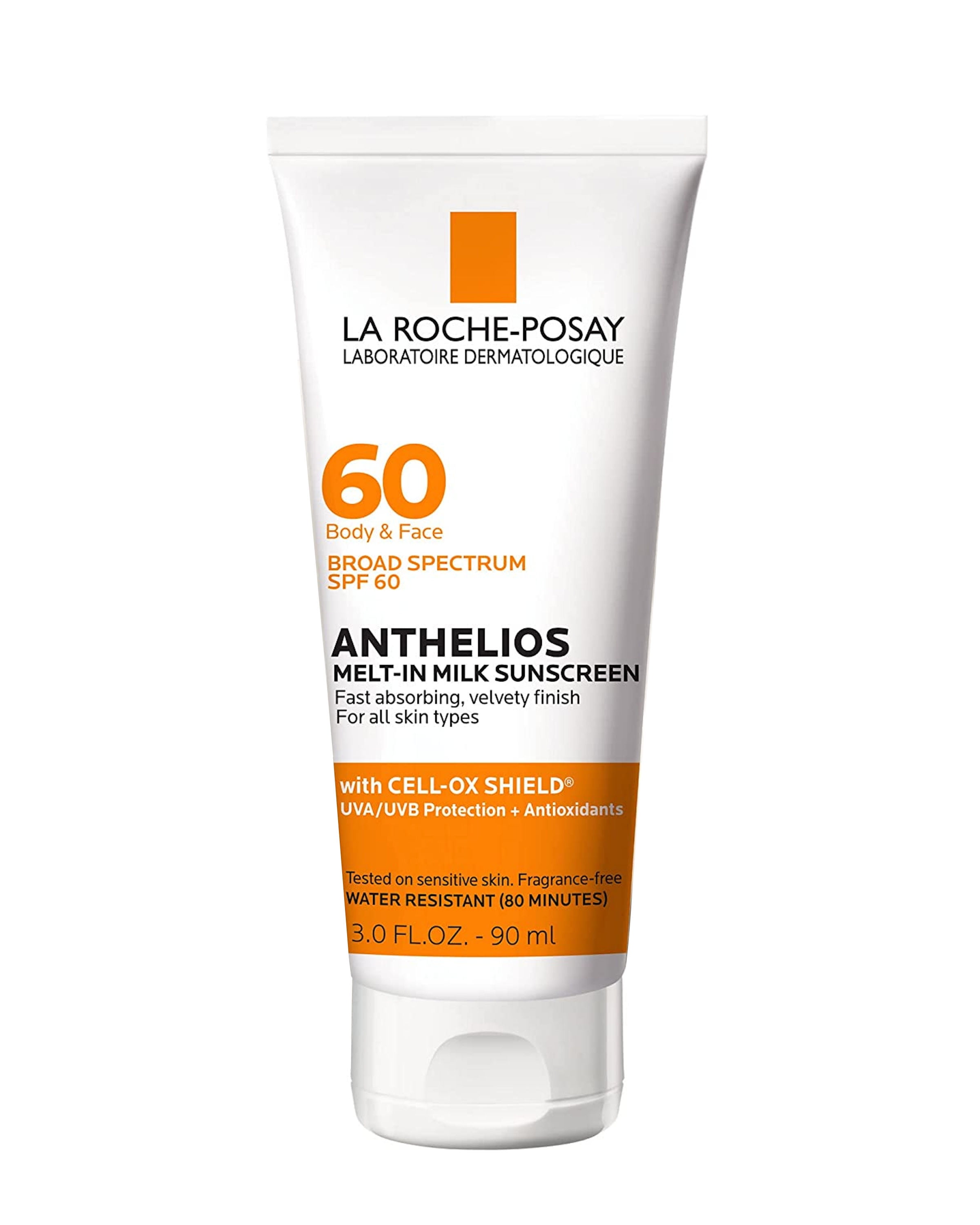 La RochePosay Anthelios MeltIn Milk Sunscreen SPF60 for Body and Face 3.0 fl. oz. (90ml
