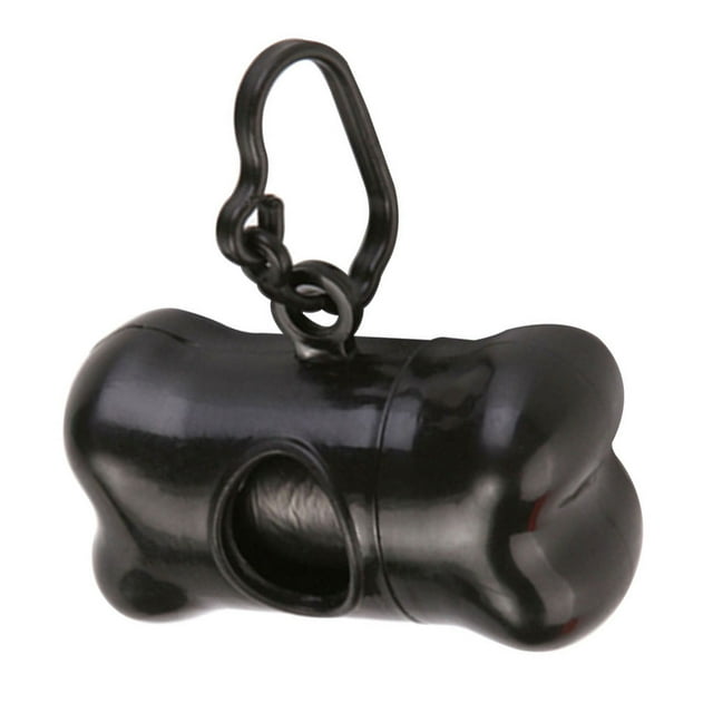 Wweixi Dog Poop Bag Dispenser Portable Outdoor Bone Shape Garbage Case Pet Cat Poo Waste Box Holder