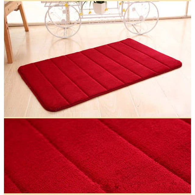 Granjero Gordo Alfombra de baño de fibra ultrafina súper suave y absorbente, alfombra de baño de felpa antideslizante, Diamante - Marrón