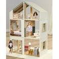 thumbnail image 3 of Little Tikes Real Wood Stack ‘N Style Dollhouse with 14 Accessories, 3 of 7