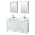 thumbnail image 3 of Wyndham Collection Wcs202060d-Qtz-Us3med Deborah 60" Free Standing Double Basin Vanity Set, 3 of 6